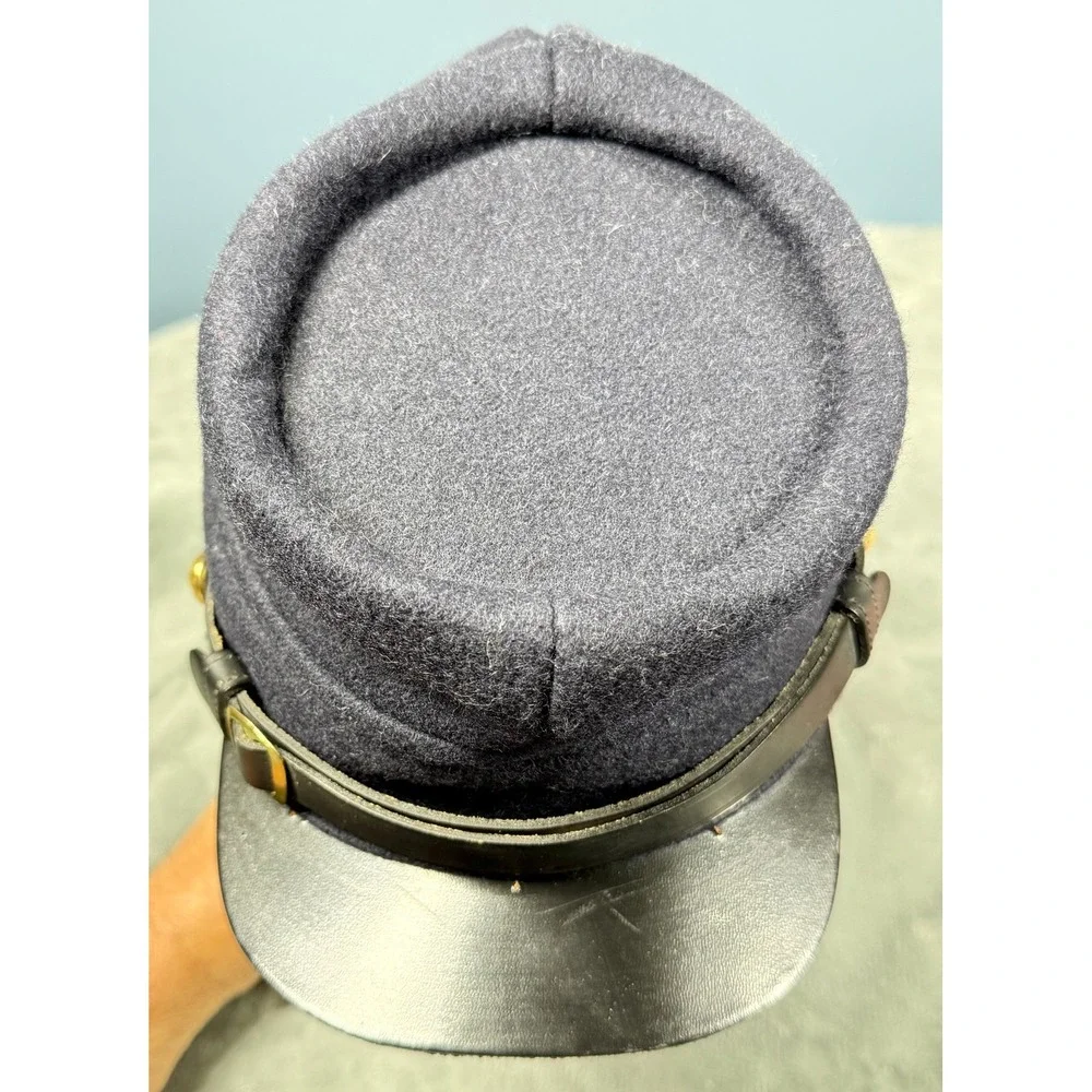 Civil War Union Kepi Cap Medium Reproduction Wool Officer Enlisted Navy Blue